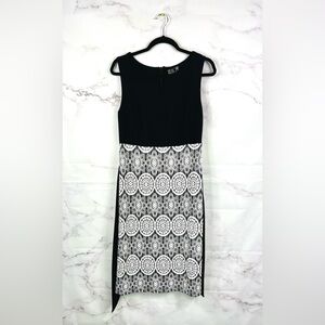 JOSEPH RIBKOFF Eyelet Sheath Dress